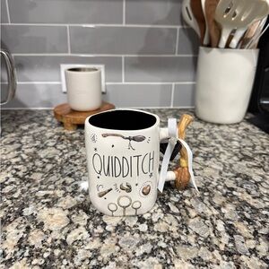 Harry Potter Quidditch Themed Mug with Broom Handle